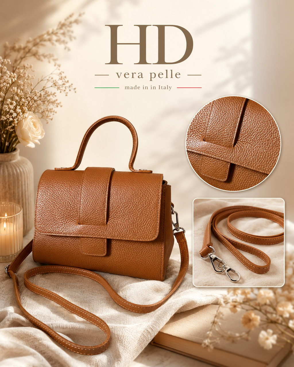borsa a mano con tracolla